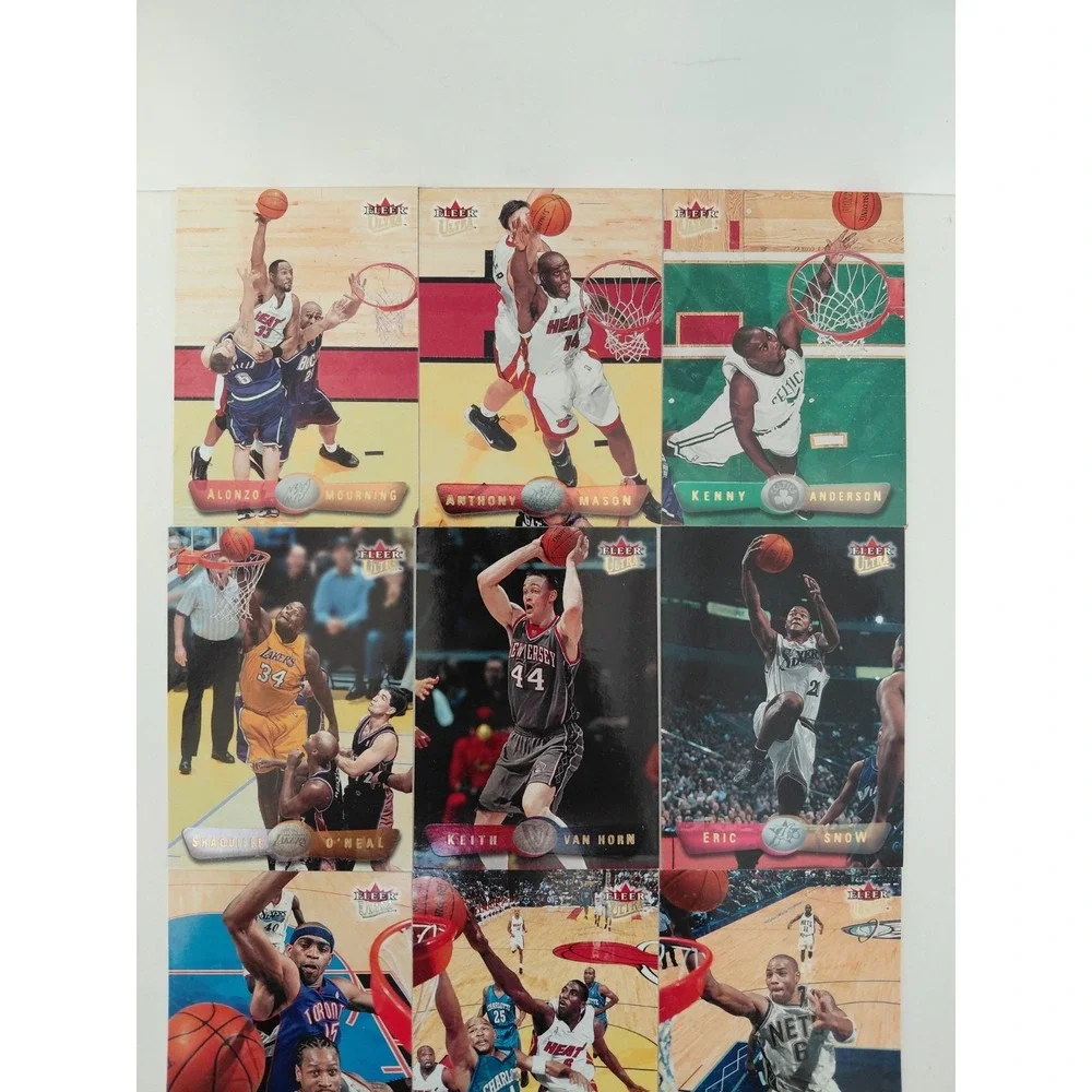 LOT of 12 VTG Trading Cards NBA 01-02 Fleer Ultra Skybox No Duplicates‎